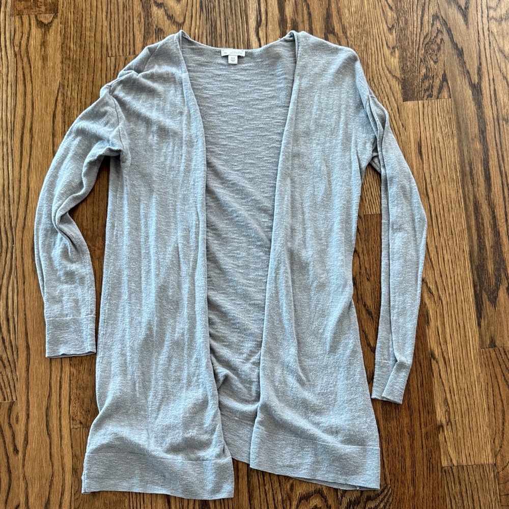Light Gray Women's Sweater Cardigan